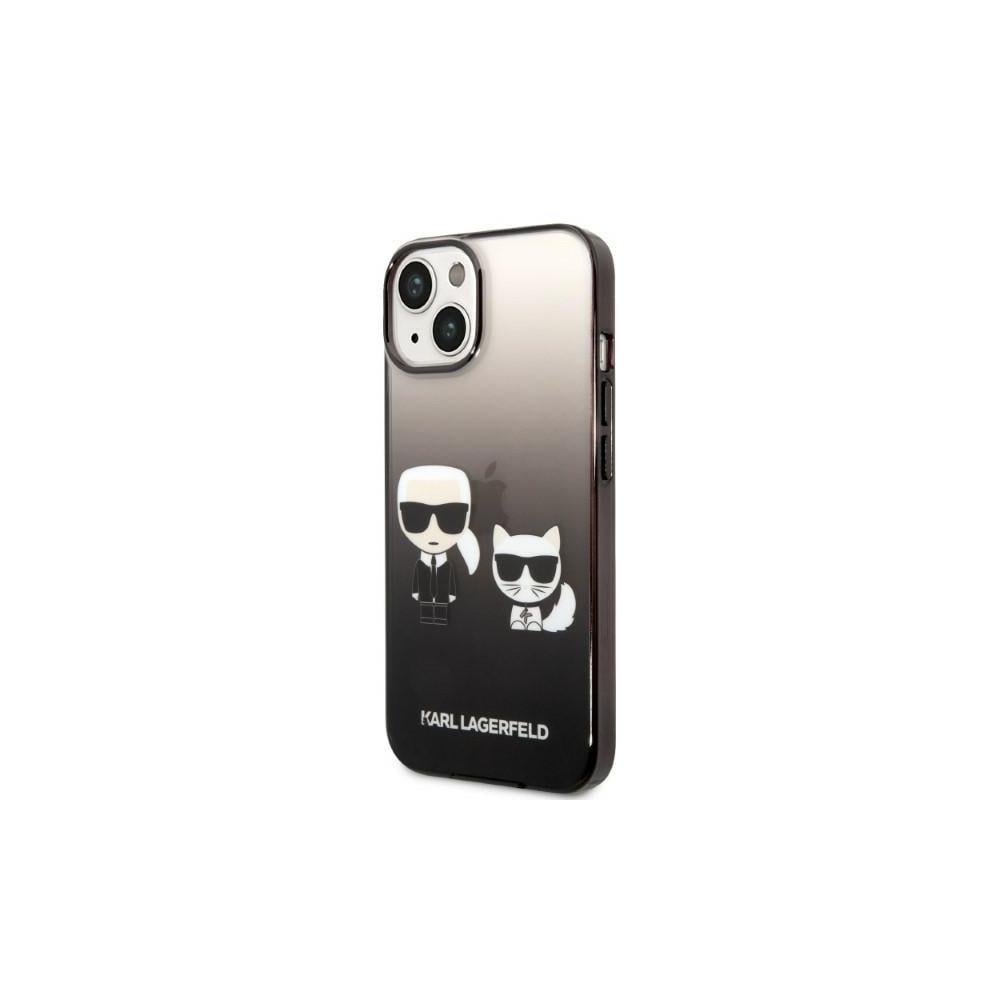 Karl Lagerfeld skal till iPhone 14 Pro - Transparent/Svart