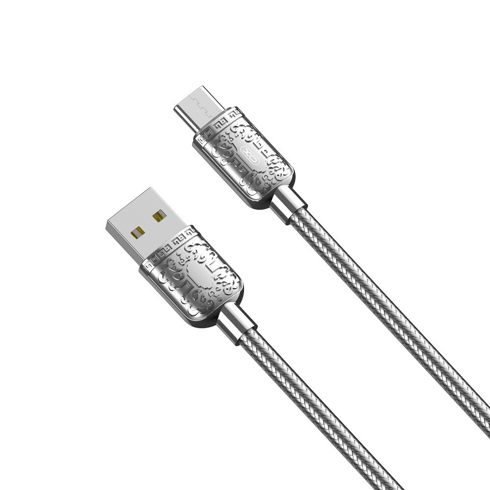 XO USB-kabel NB216 USB - USB-C 1m 2,4A - Silver