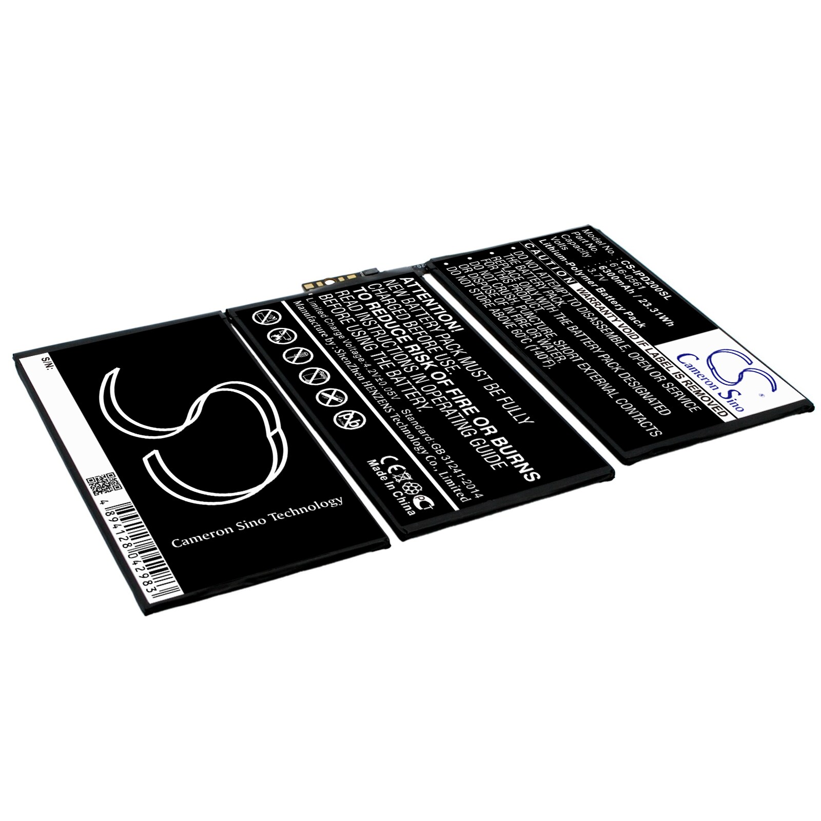 Tabletti akku Apple iPad 2, iPad 2 3G, iPad 2 WIFI jne. varten.