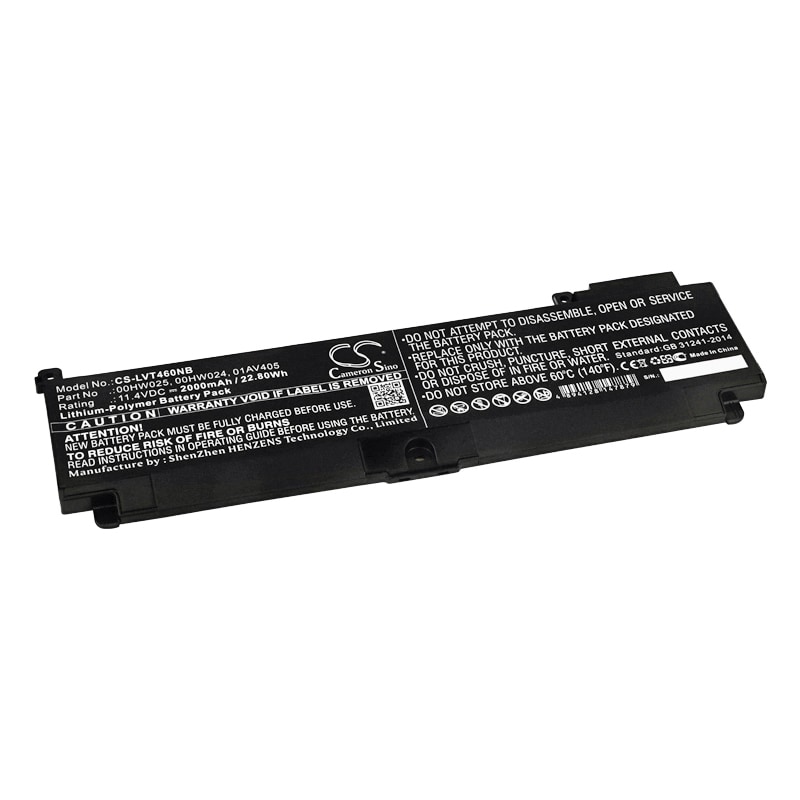 Lenovo ThinkPad T470s / T460s Vaihtoakku 2000mAh, Li-Polymer