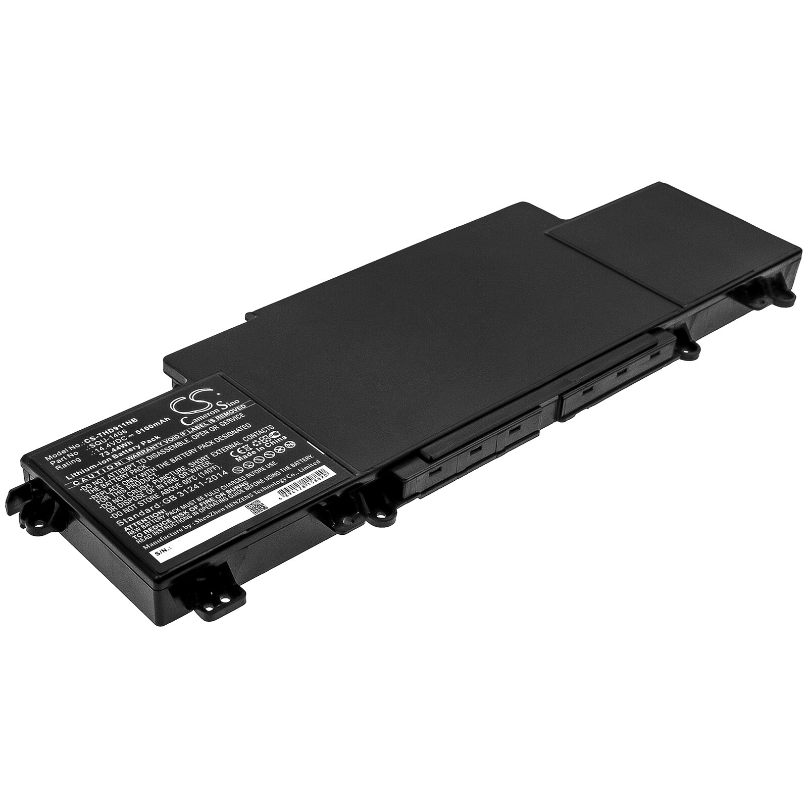 Akku Kannettava tietokoneelle, Kannettava tietokone Thunderobot 911M-M1A:lle ja muille.