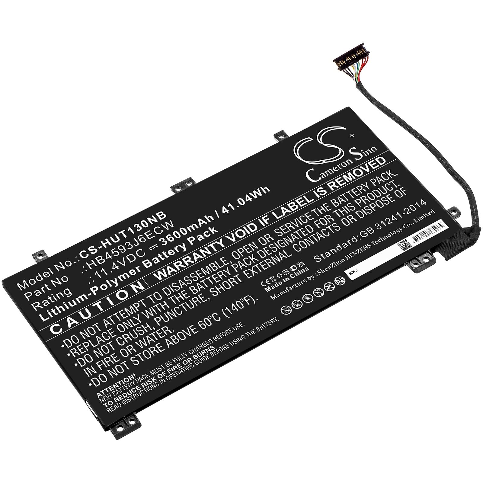 Battery for kannettava tietokone, Kannettava tietokone for Huawei MateBook 13 ja muut.