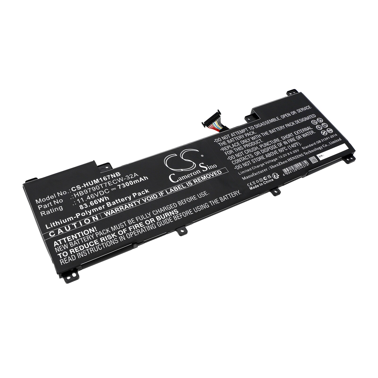 Battery for kannettava tietokone, Kannettava tietokone for Huawei MateBook 16s i7 and others.