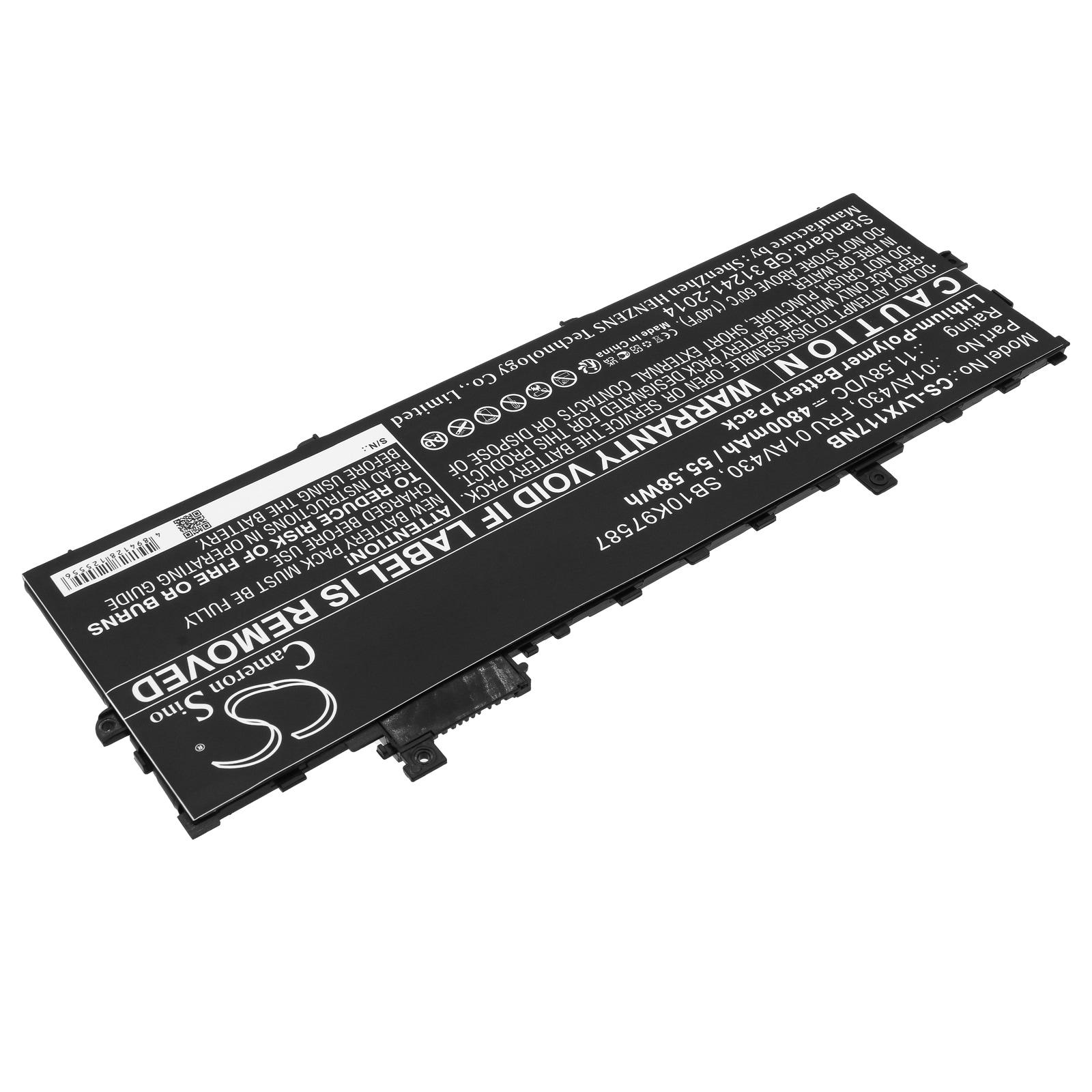 Akku kannettavalle tietokoneelle, Lenovo ThinkPad X1 Carbon 2017 jne. / akku / kenno