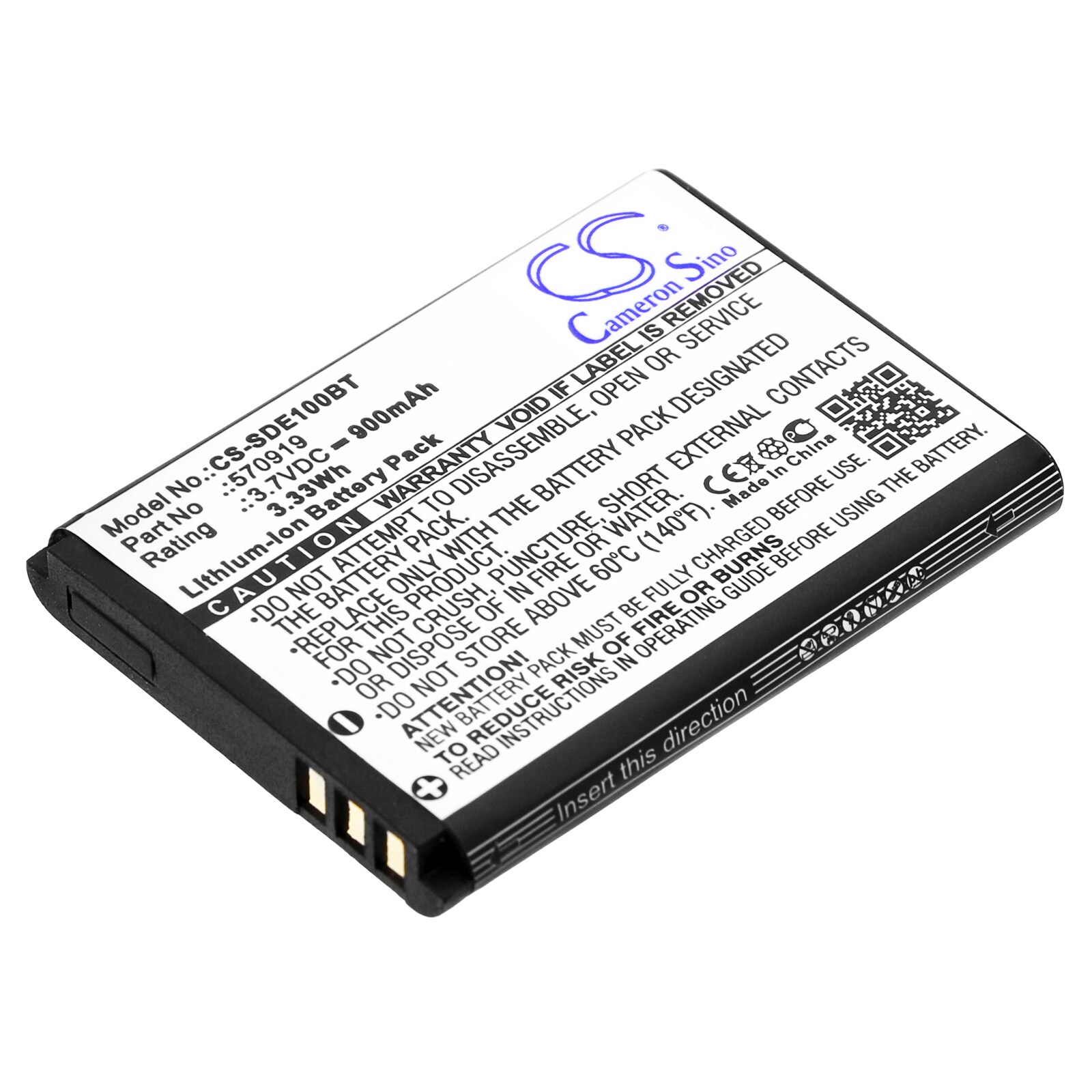 Akku Hälytysjärjestelmään SEDEA S5, tyylikäs 10