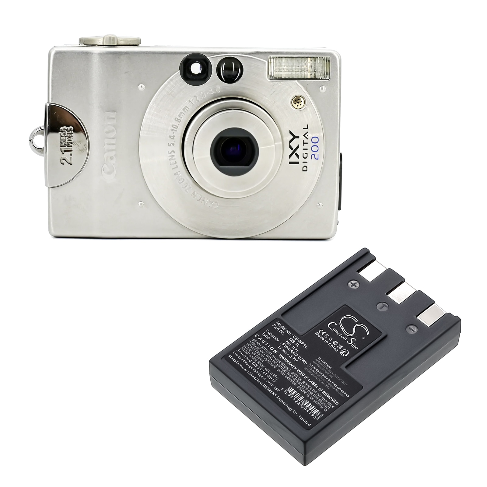 CANON IXY DIGITAL 200a PC1022 本体と付属品 CANON IXY DIGITAL 200a PC1022 本体と付属品