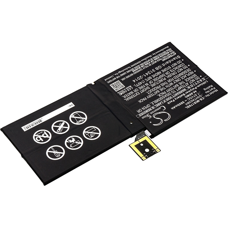 Akku Tabletti varten Microsoft Surface Pro 5, Surface Pro 5 1796