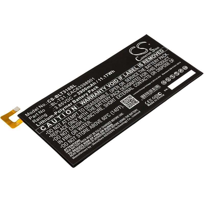 Akku Tabletti tuotteeseen LG G Pad F2 8.0, G Pad F2 8.0 LTE, LK460