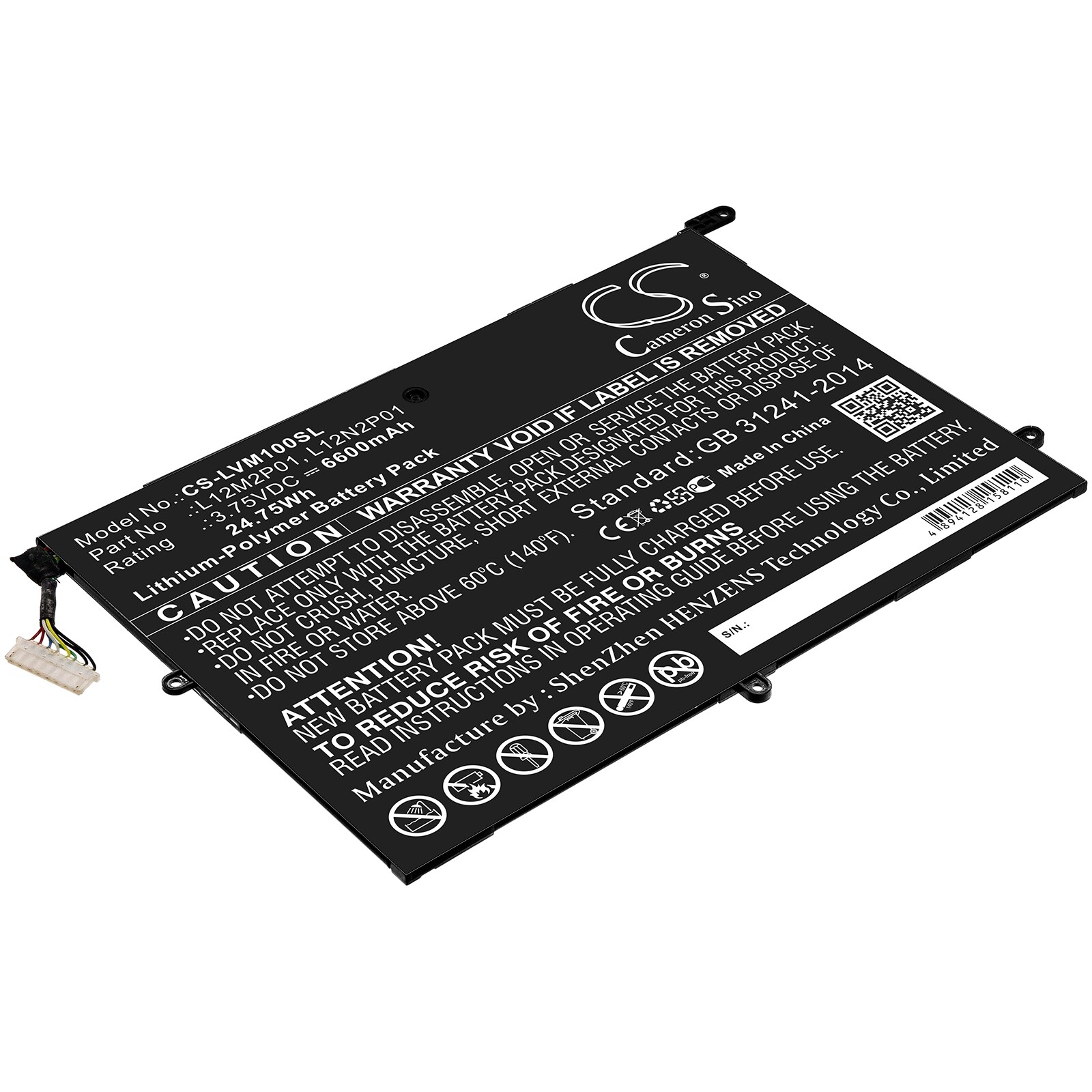 Akku Tabletti tuotteeseen Lenovo ThinkPad Tablet 2 3679 - 10.1, Miix 10, Z2760 - 10.1, Miix 10, Z2760