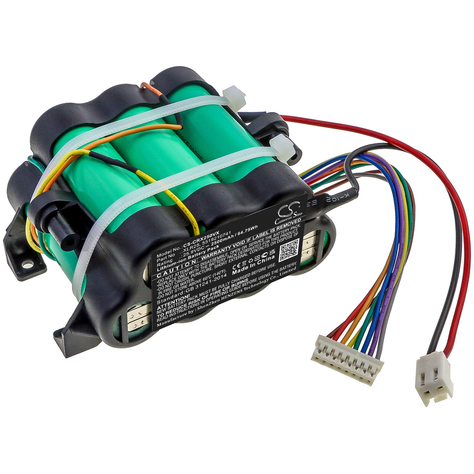 Akku Tyhjiö varten DeLonghi Colombina XLR25LE.GY, Colombina XLR25LM.BL ja muut.