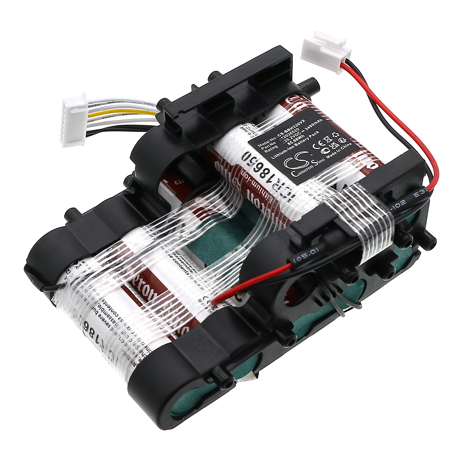 Akku Tyhjiö varten Bosch BBH3251GB/01, BBH3251GB/03, BBH32551/01 ja muut.