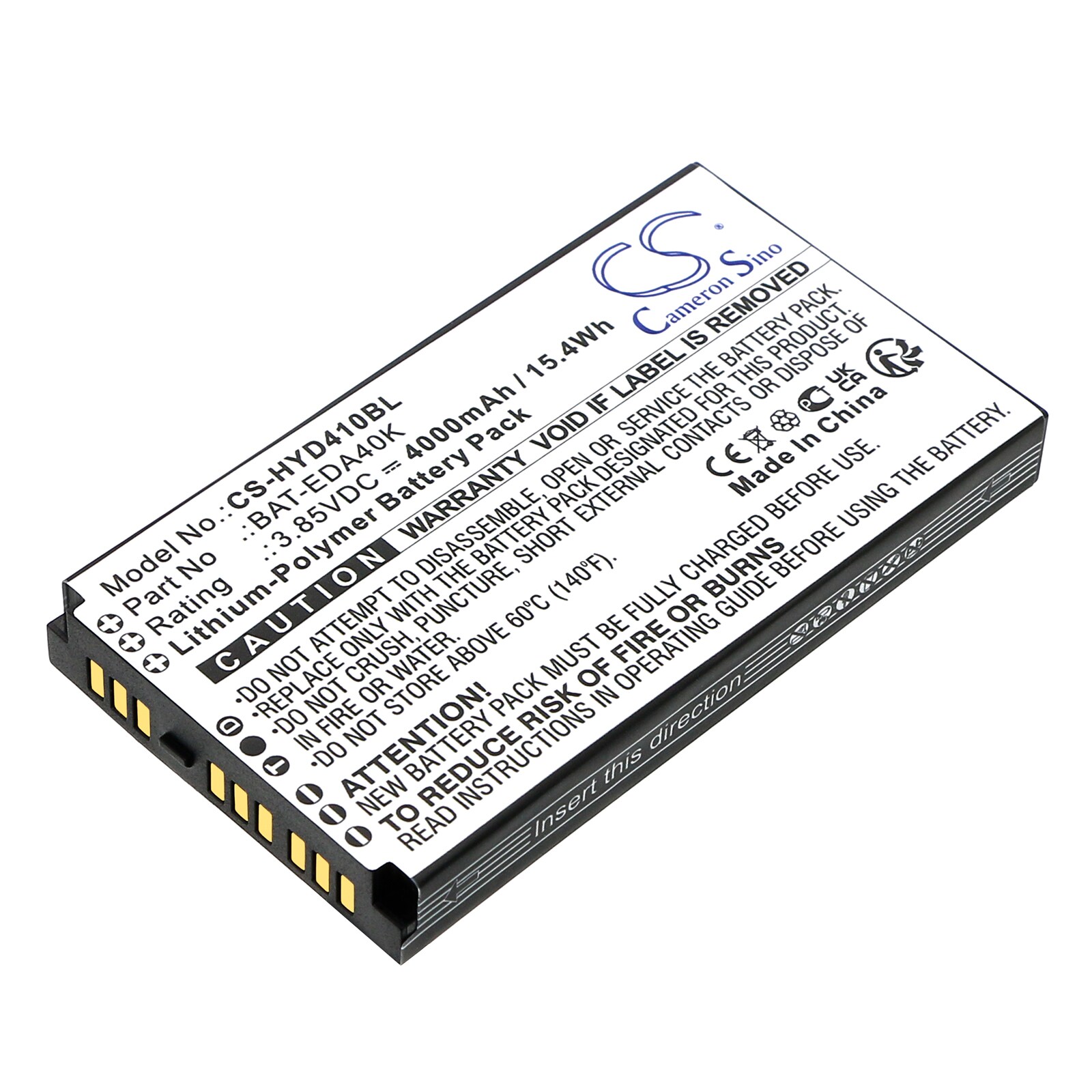 Akku Viivakoodin skanneriin Honeywell EDA40K:lle