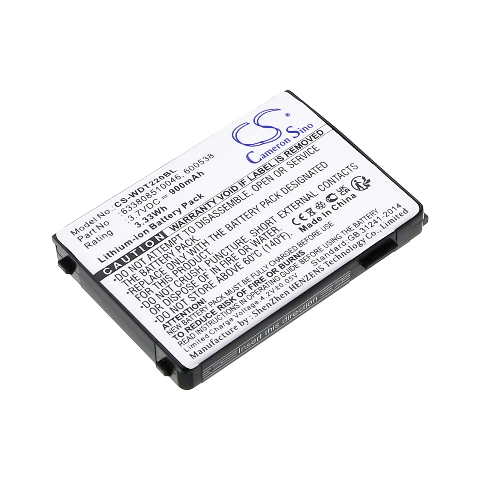 Akku Viivakoodin skanneriin PSC PT40:lle