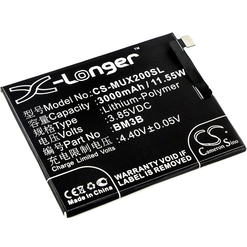 Akku älypuhelin, Matkapuhelin varten Xiaomi Mix 2, MDE5, Mi Mix 2S jne.