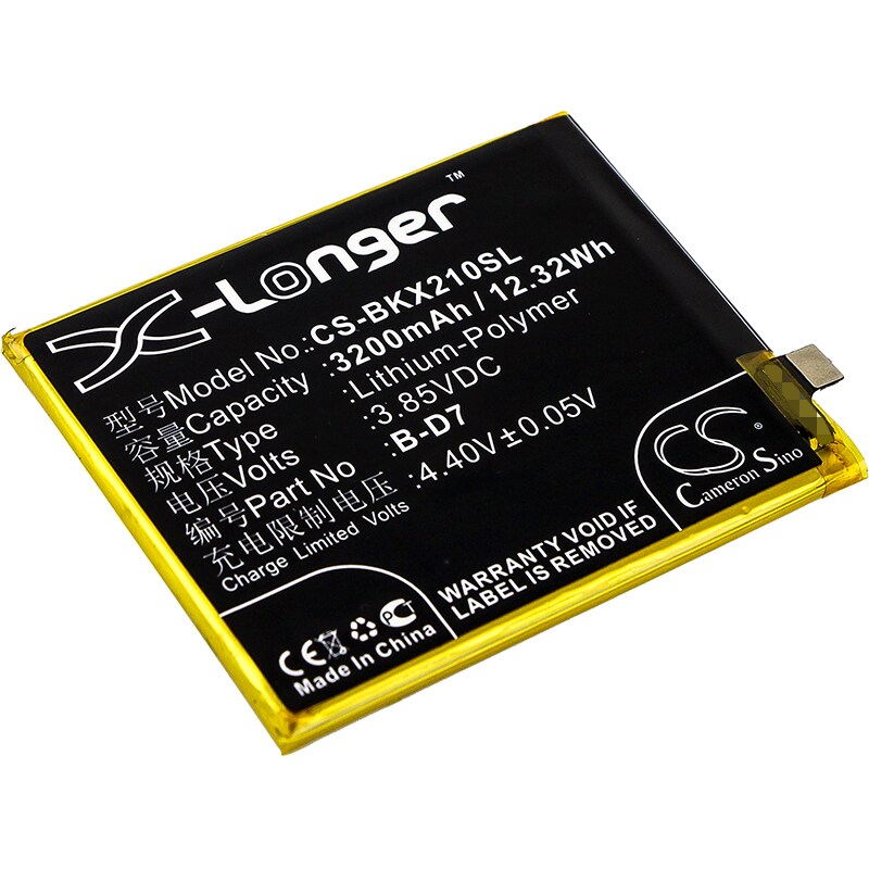 Akku älypuhelin, Matkapuhelin VIVO X21, X21 UD, X21 UD Dual SIM jne. varten.