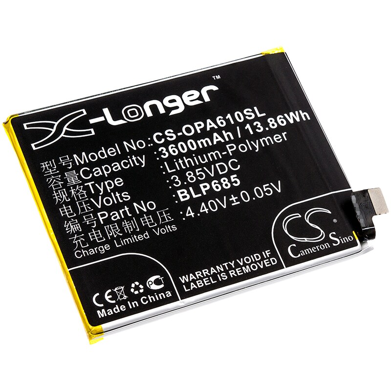 Akku älypuhelin, Matkapuhelin varten OnePlus 6T, A6010, A6013