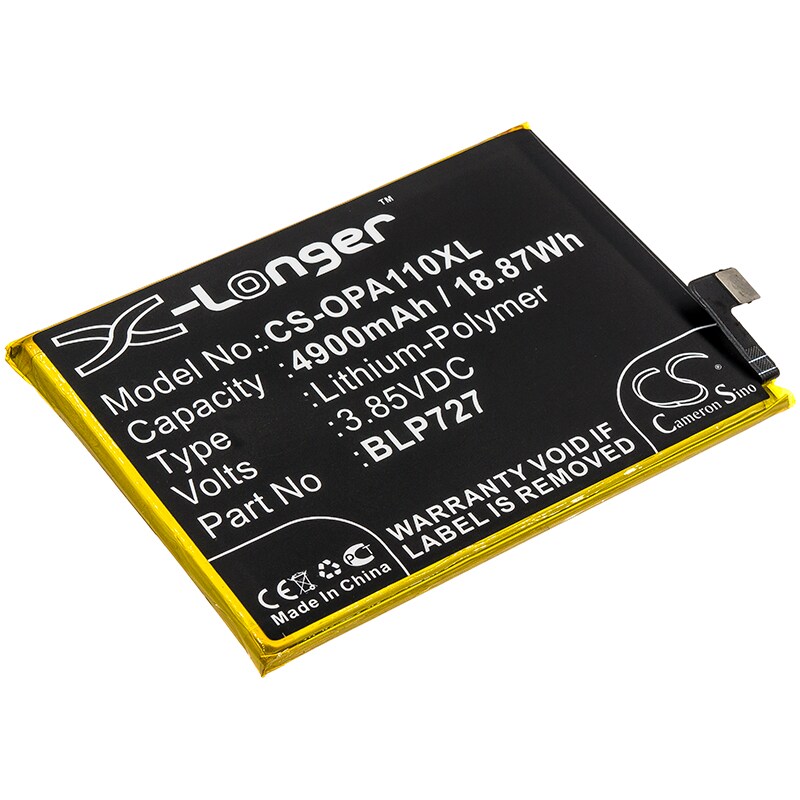 Akku älypuhelin, Matkapuhelin for OPPO A11x, PCHT00, PCHM00