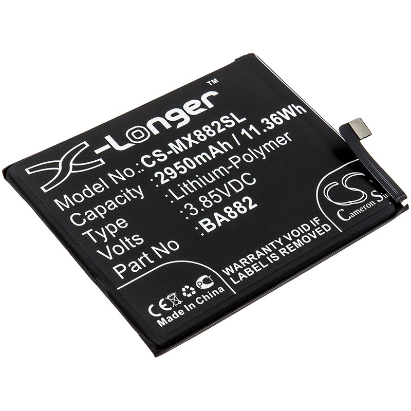 Akku älypuhelin, Matkapuhelin Meizu 16, 16 Standard Edition ja muut.