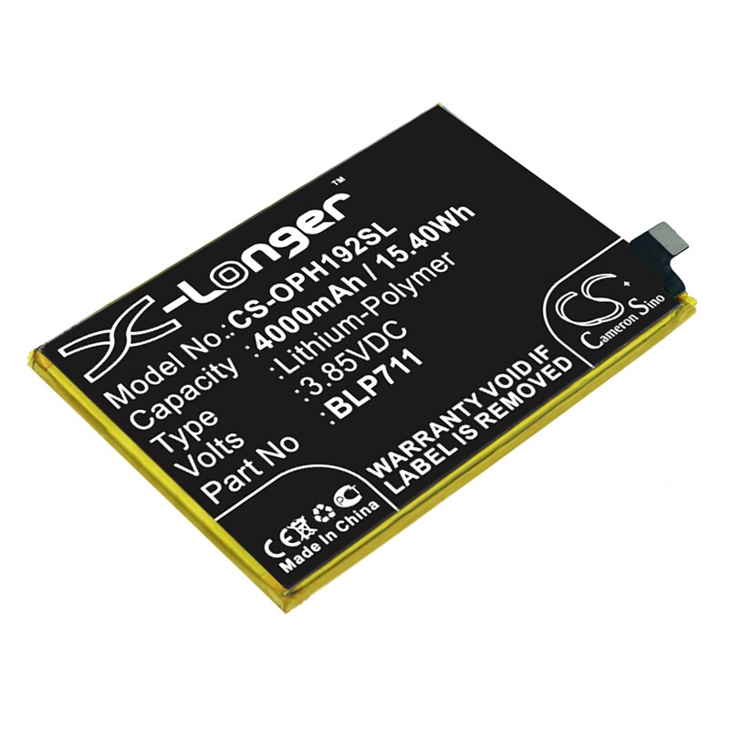 Akku älypuhelin, Matkapuhelin OPPO A1K, CPH1923, 1923, 1923