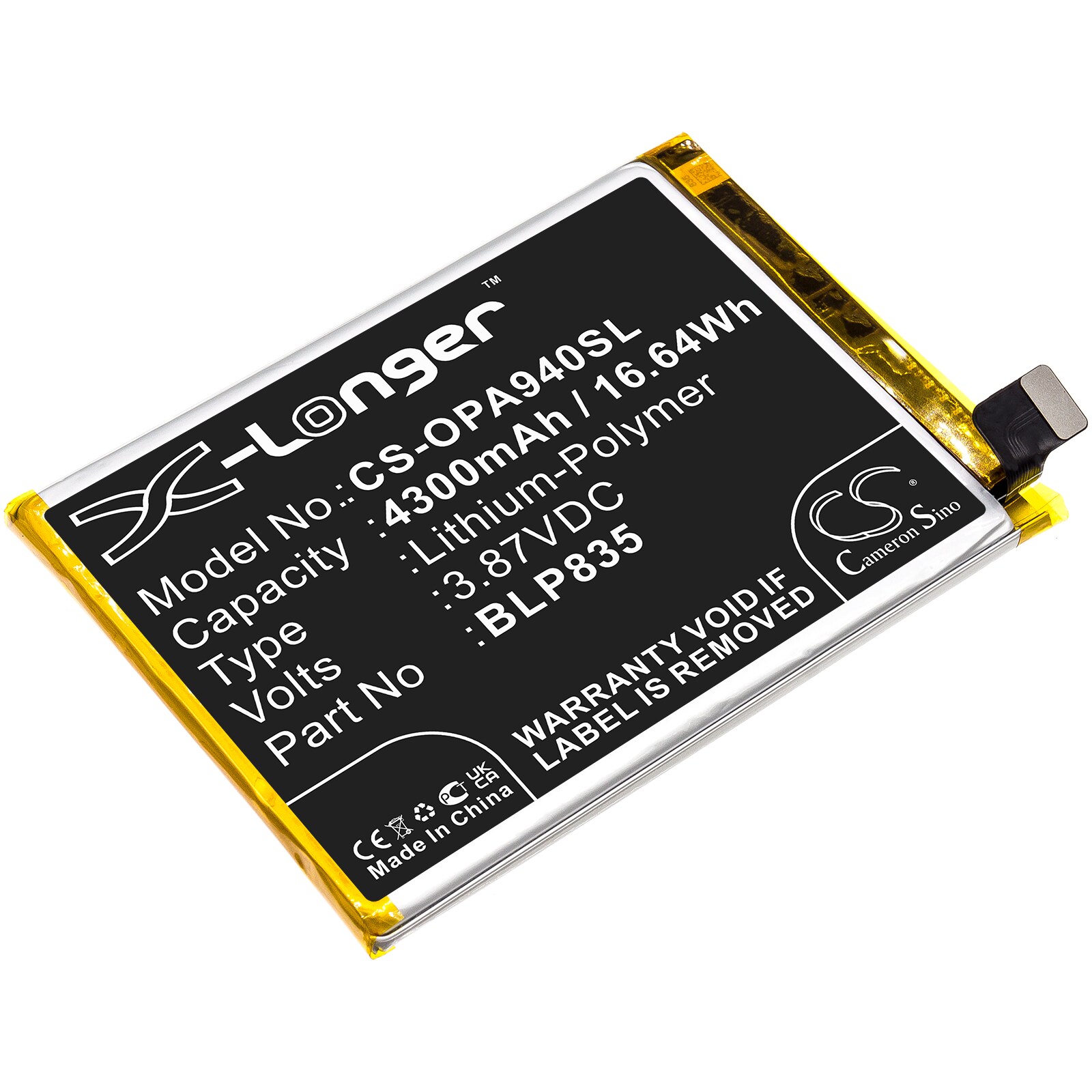 Akku älypuhelin, Matkapuhelin OPPO A94, CPH2203, CPH2205 ja muut.