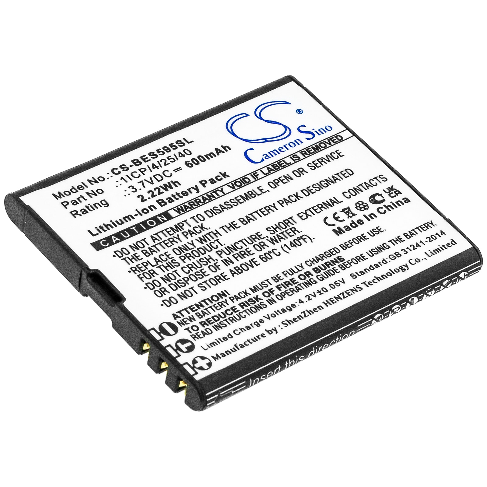 Akku älypuhelin, Matkapuhelin Bea-fon SL495, SL595, SL595 Plus jne. varten.