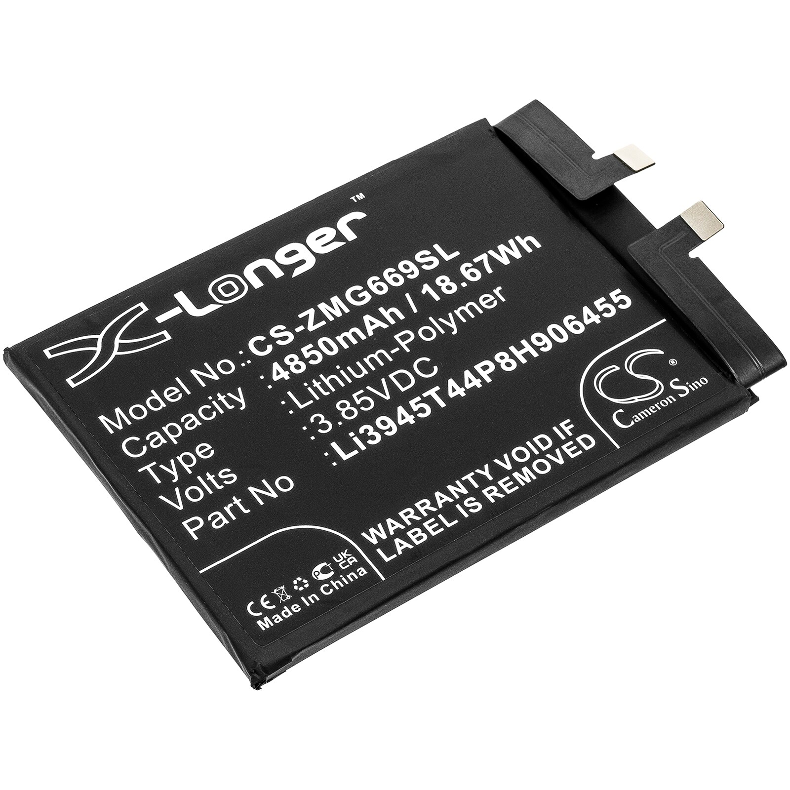 Akku älypuhelin, Matkapuhelin for ZTE Nubia Red Magic 6, NX669J