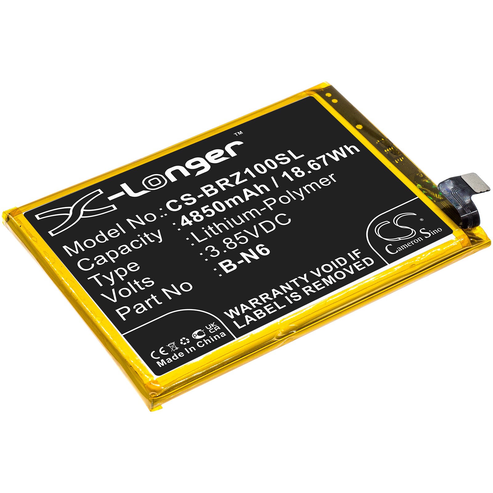 Akku älypuhelin, Matkapuhelin for VIVO IQOO Z1x 5G, V2012A, V2012