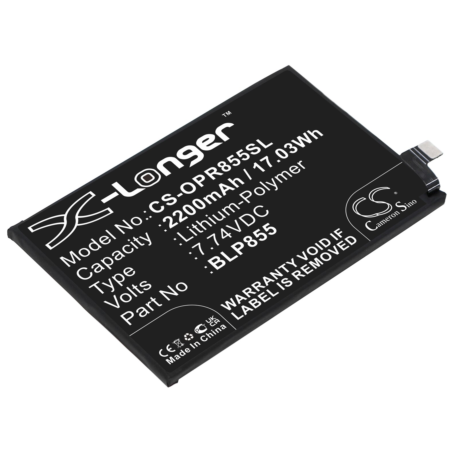 Akku älypuhelin, Matkapuhelin OPPO Reno6 Pro 5G:lle, PEPM00