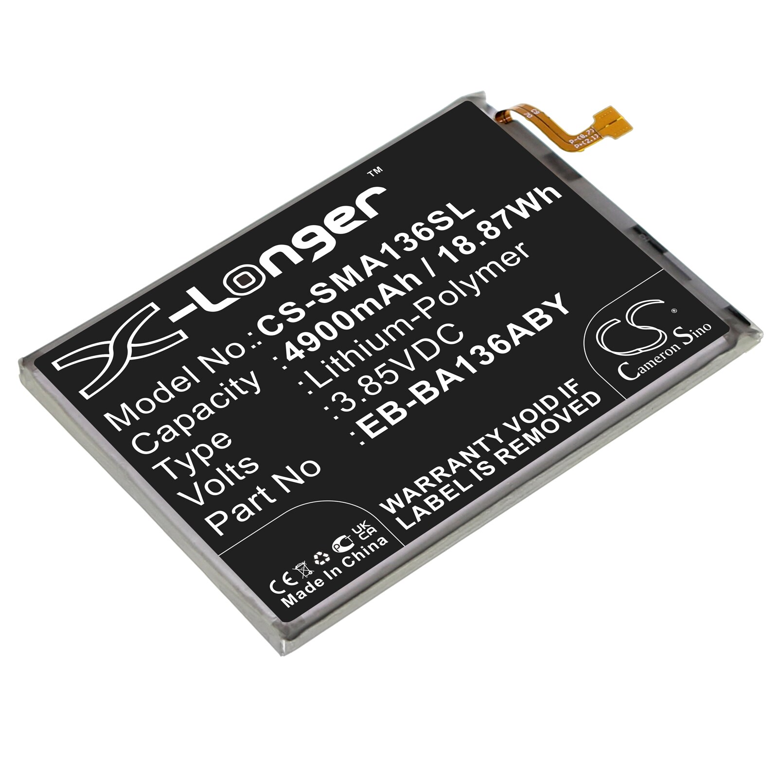 Akku älypuhelin, Matkapuhelin Samsung Galaxy A13 5G, SM-A136B/N ja muille.