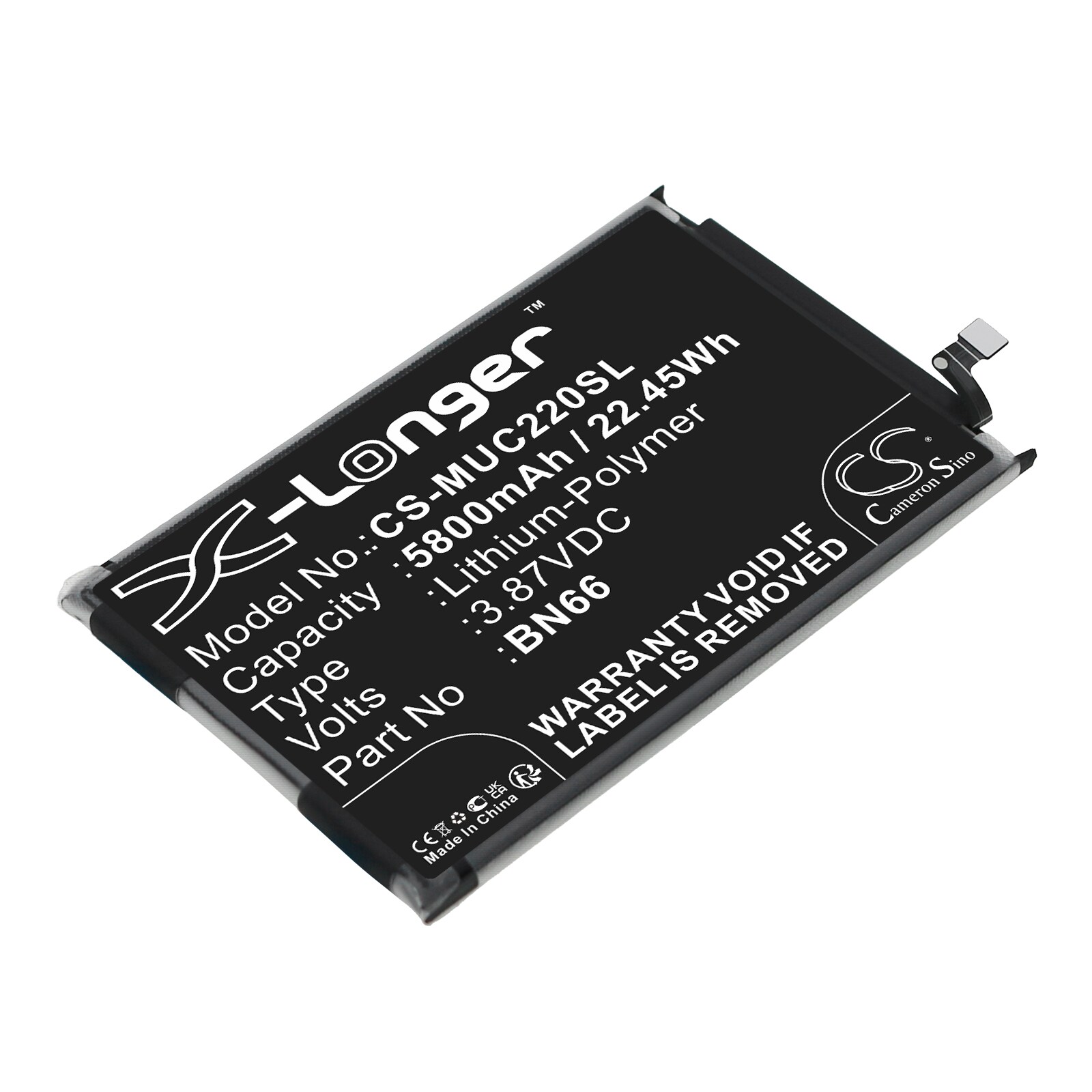 Akku älypuhelin, Matkapuhelin Poco C40:lle, 220333QPG