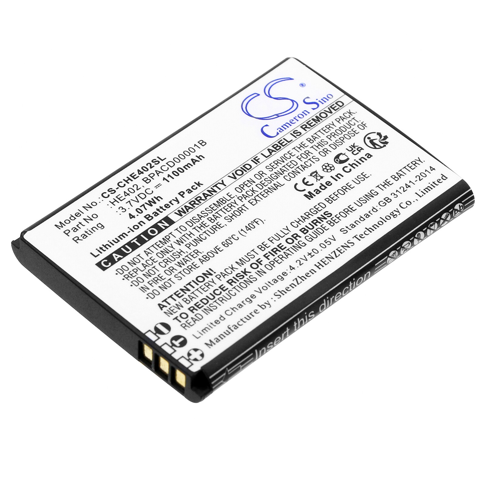 Akku älypuhelin, Matkapuhelin Cingular Flex, Flex 4G LTE Flip -puhelimelle