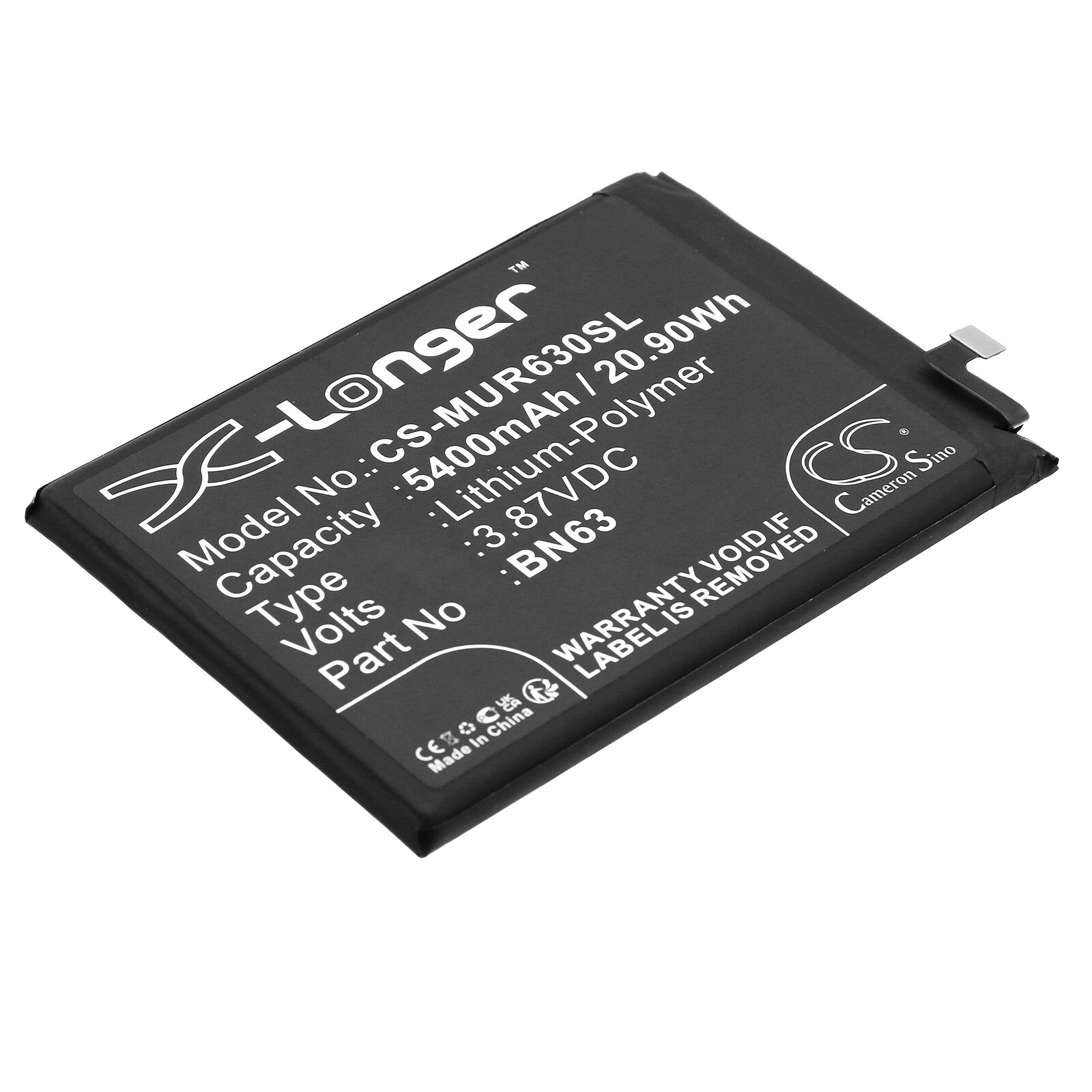 Akku älypuhelin, Matkapuhelin for Redmi 10 Prime, 22011119TI, 22011119TI