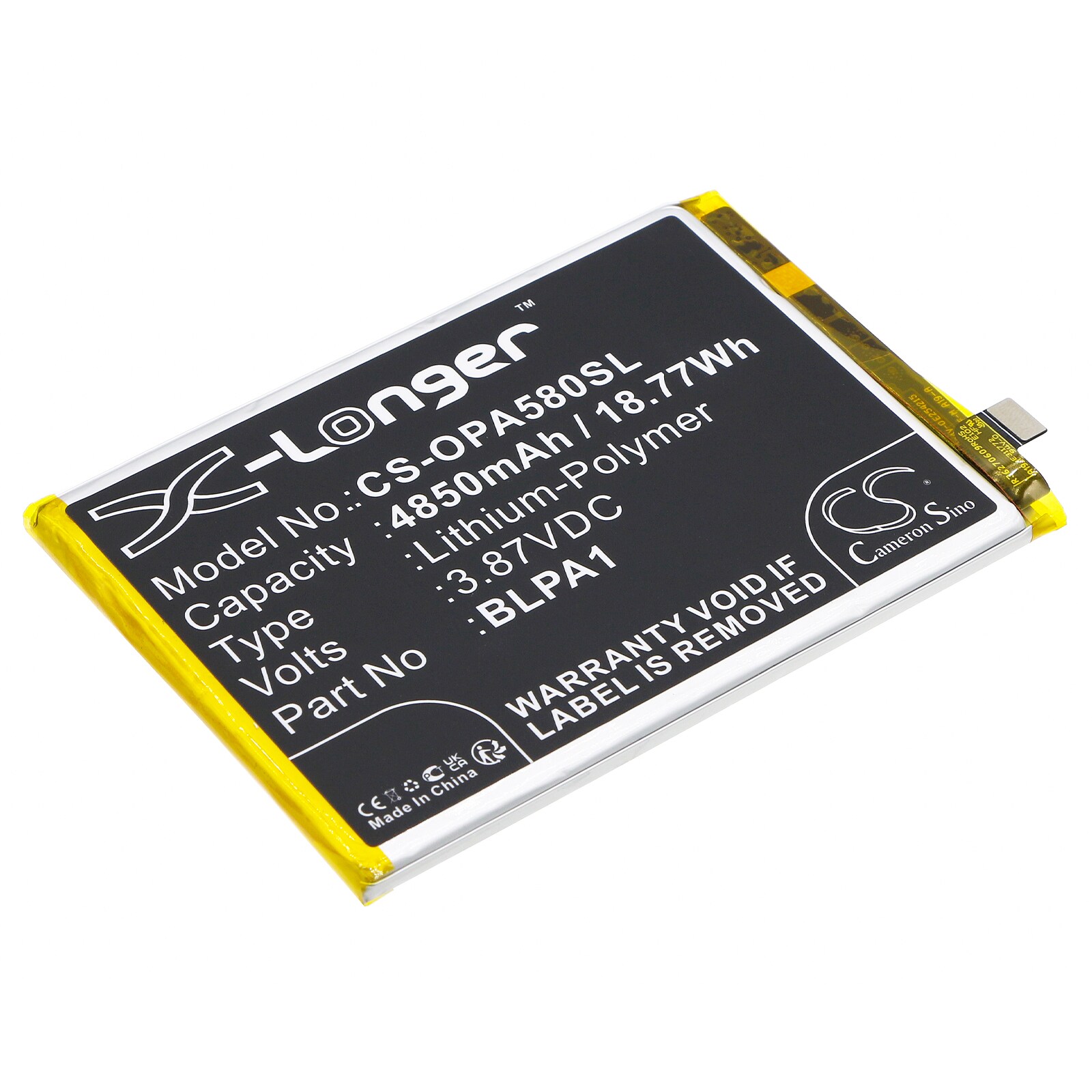 Akku älypuhelin, Matkapuhelin for OPPO A58, A38