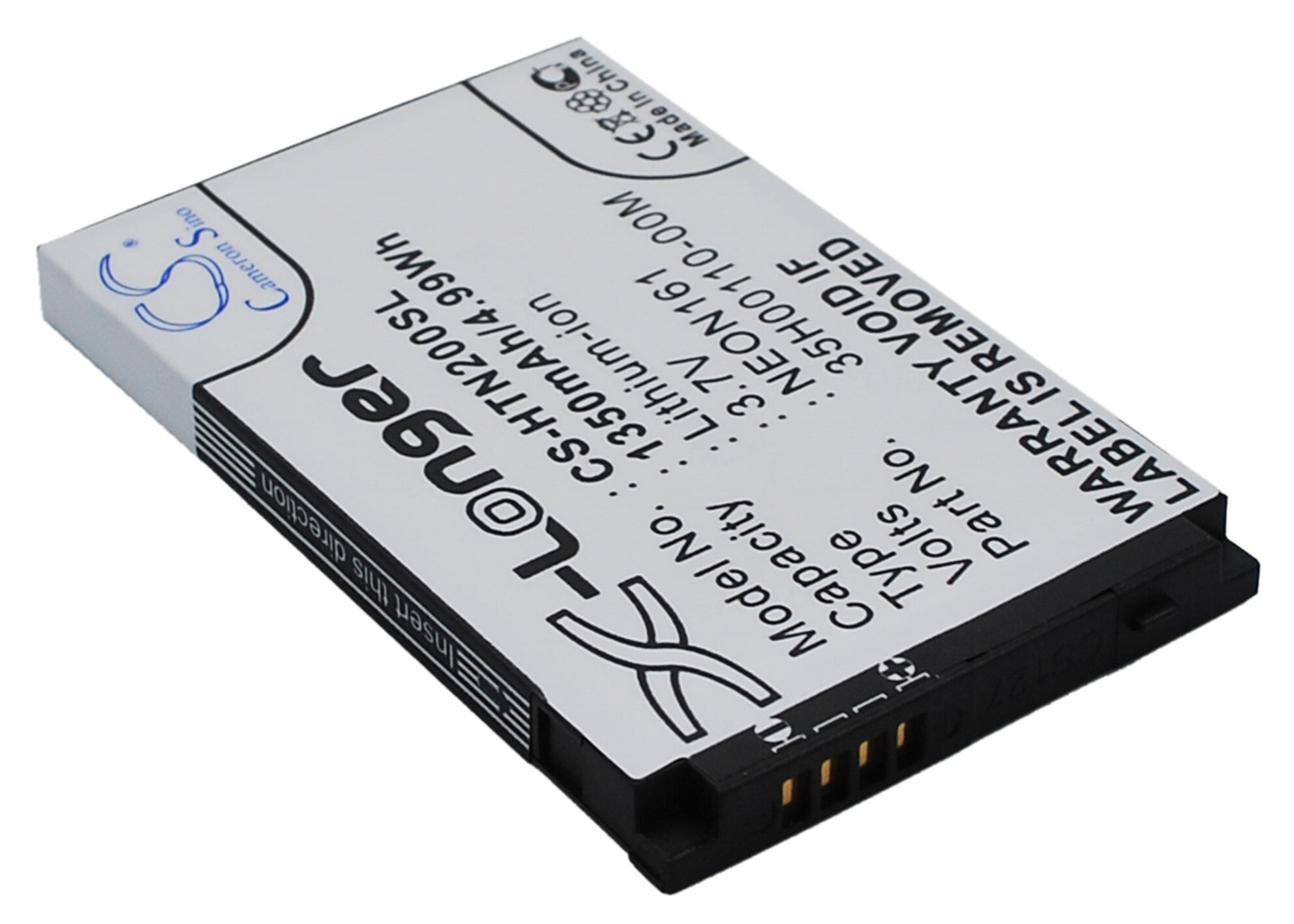 Akku älypuhelin, Matkapuhelin HTC Touch Dual 850, Touch Dual P5310 jne. varten.