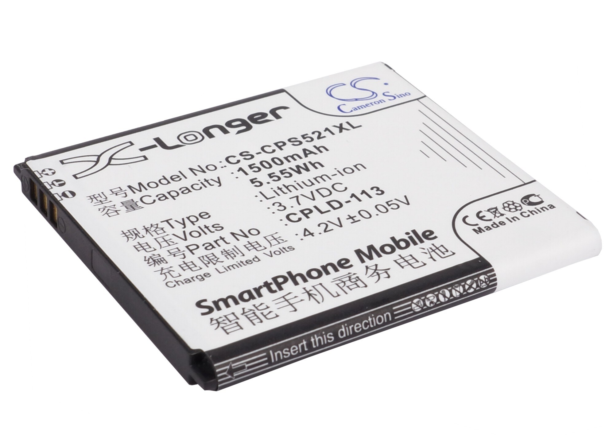 Akku älypuhelin, Matkapuhelin for Coolpad 5218S, 7236, 5218D