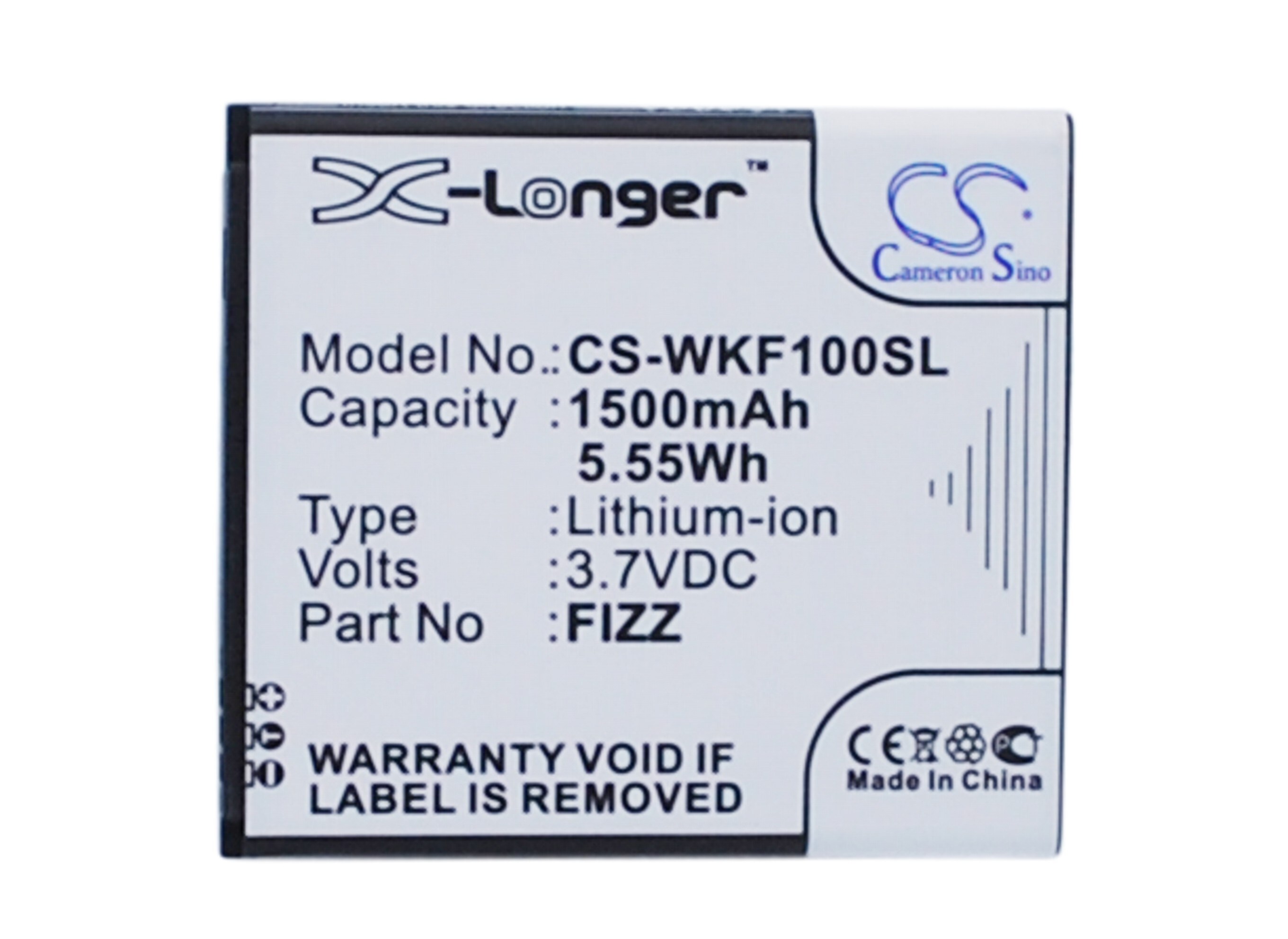 Akku älypuhelin, Matkapuhelin Wiko Fizzille