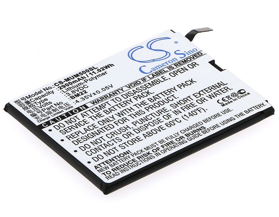 Akku älypuhelin, Matkapuhelin Xiaomi Mi5, Mi5 Gold Edition ja muut.