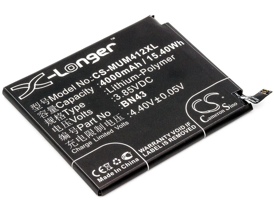 Akku älypuhelin, Matkapuhelin varten Xiaomi Note 4X ( Kiina versio )