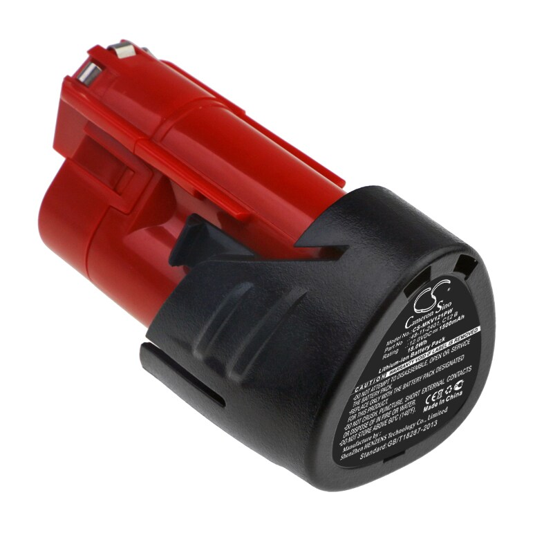 Akku Sähkötyökalut varten Milwaukee 2590-20, 3/8" IMPACT WRENCH, 49-24-0145 ja muut.