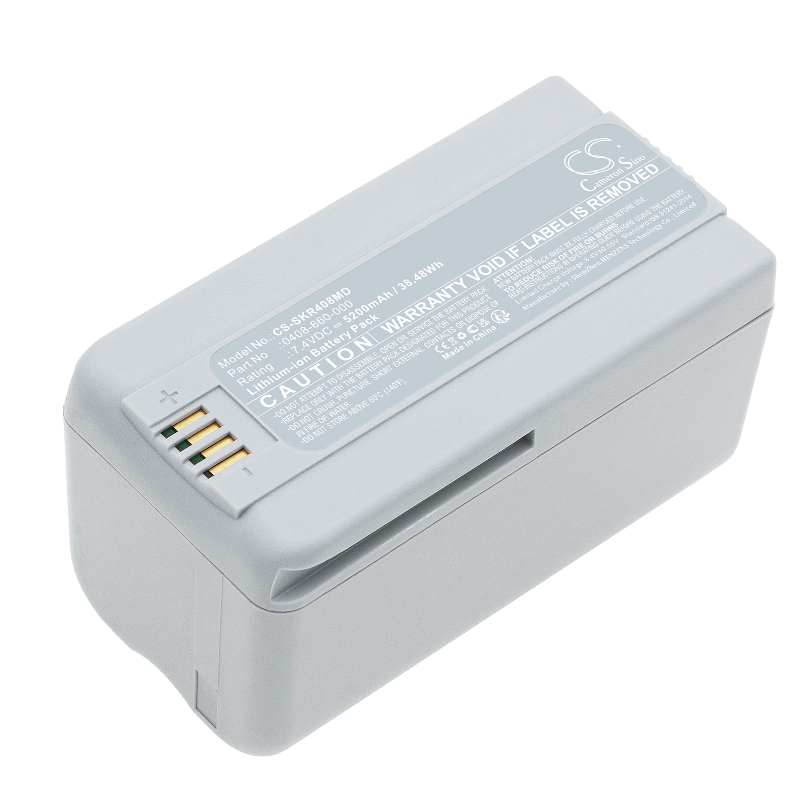 Akku Lääketieteellinen Stryker Casque Chirurgical Flyte -laitteelle