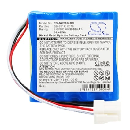 Akku Lääketieteellinen Nihon Kohden PVM-2700, PVM-2703, PVM-2701 ja muille.