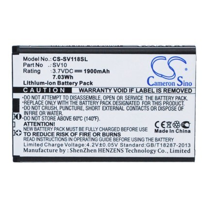 Akku tutkimus, testi, Laitteet Sieval SV-118:lle