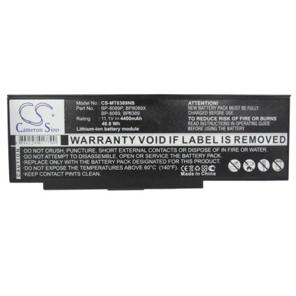 Akku Kannettava tietokoneeseen, Kannettava tietokone Mitac MiNote 8889 ja muihin.