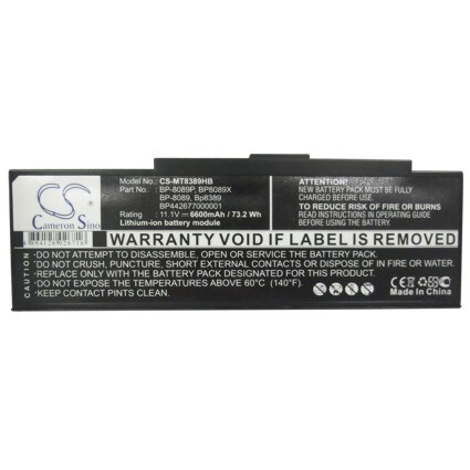 Akku Kannettava tietokoneeseen, Kannettava tietokone Mitac MiNote 8889 ja muihin.