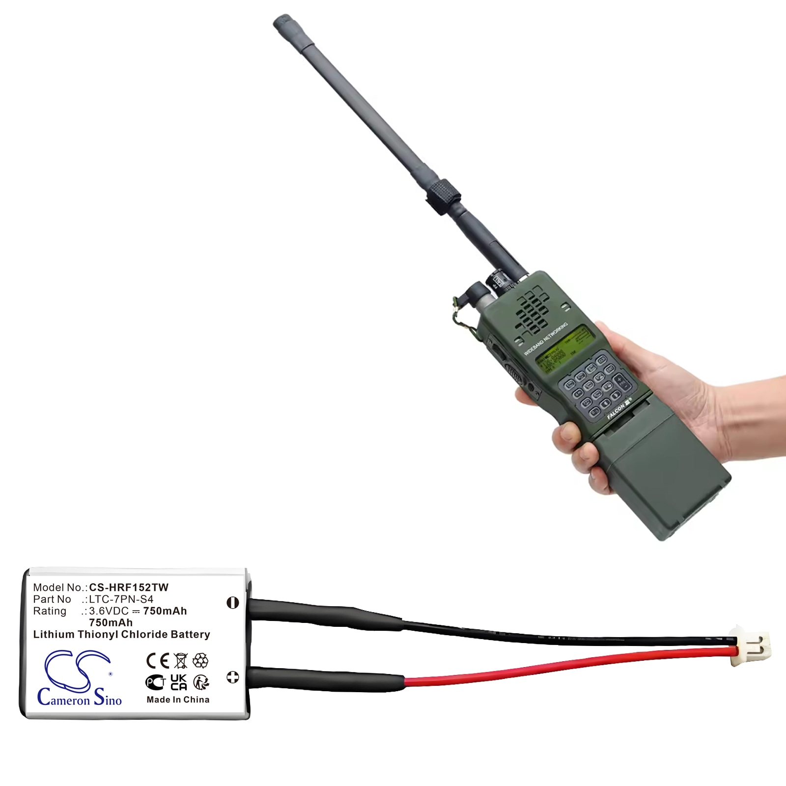 Paristo Kaksisuuntainen radio Harris AN/PRC-152, AN/PRC-152(C) ja muille.