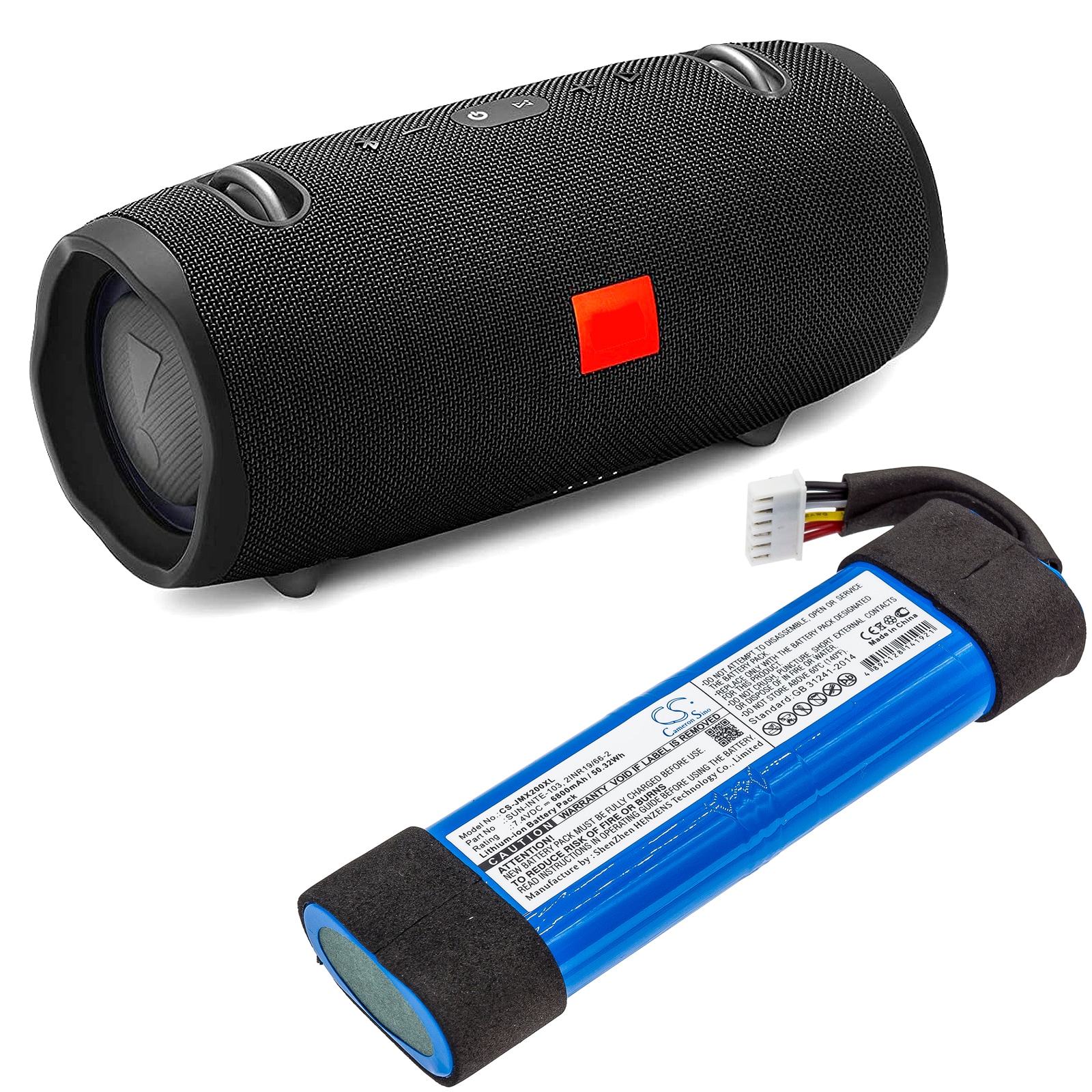 JBL Xtreme 2 -kaiuttimen akku, JBLXTREME2BLKAM, JBLXTREME2BLUAM / Kaiuttimen akku