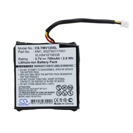 Akku navigaattori, GPS TomTom Via 120, Via 125, Via Live 120 ja muut.