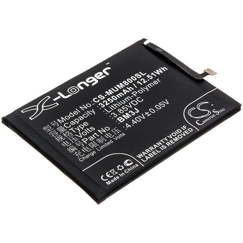 Akku älypuhelin, Matkapuhelin Xiaomi Mi 8 Youth ja muut.