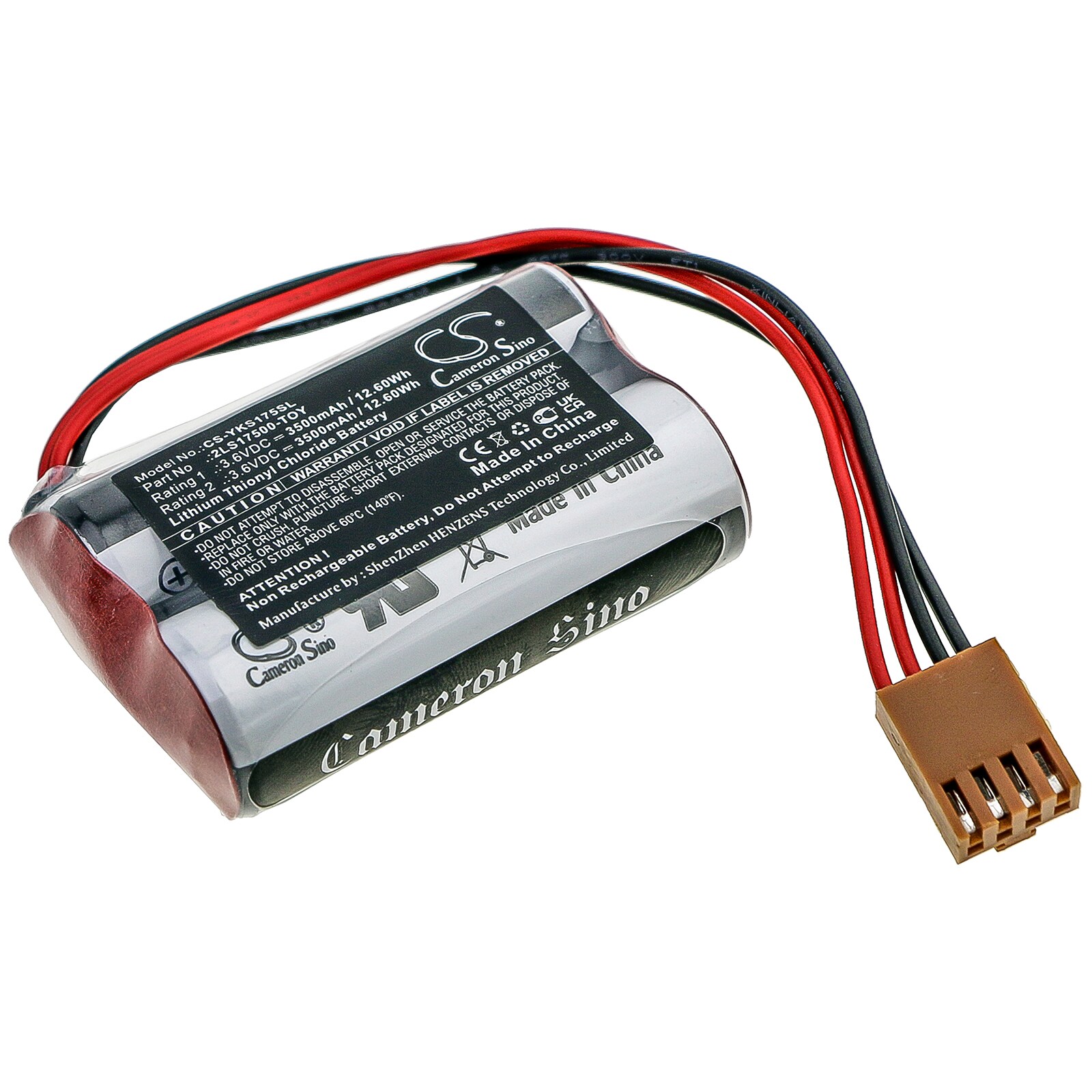 PLC-akku Yaskawa 2LS17500-TOY, K-24 ER17/50 -ohjausjärjestelmään (PLC)