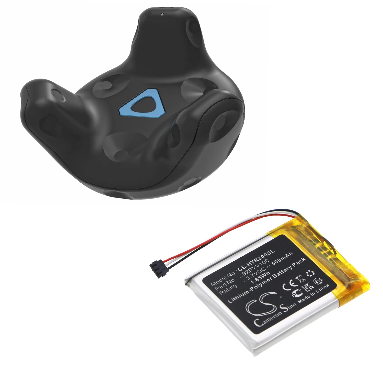 VR-akku HTC Vive Trackerille, Vive 2.0 tracker, Vive-VR-T